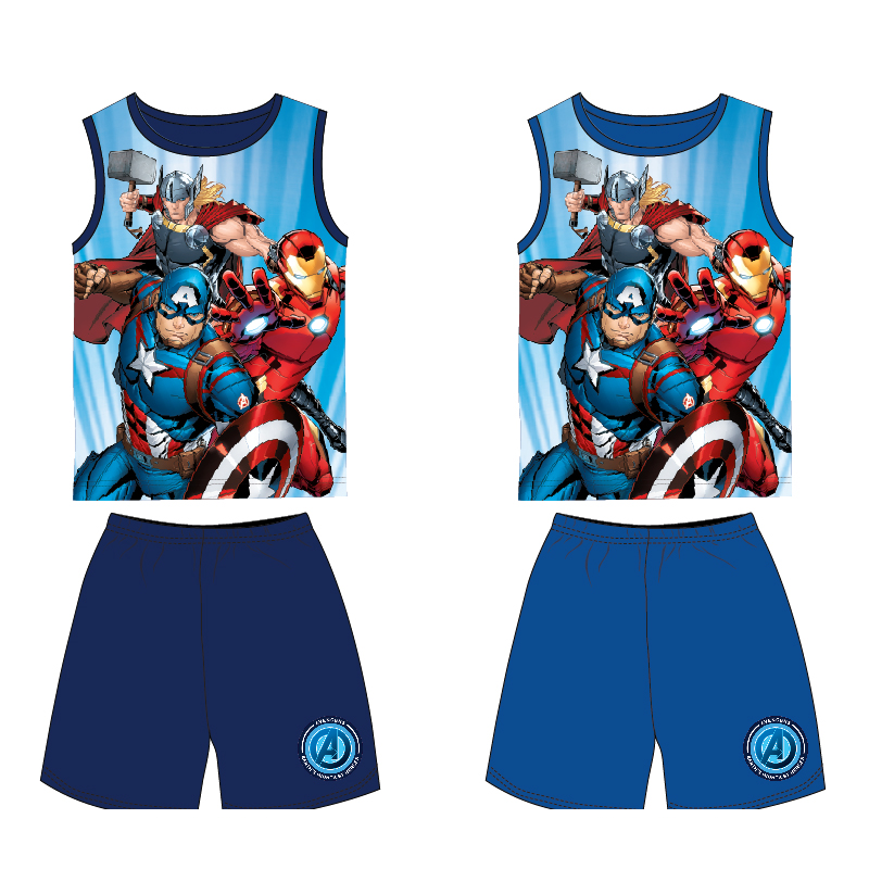 Avengers Marvel T-Shirt + Kurzes Set