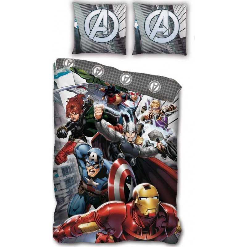 Parure housse de couette Avengers Marvel