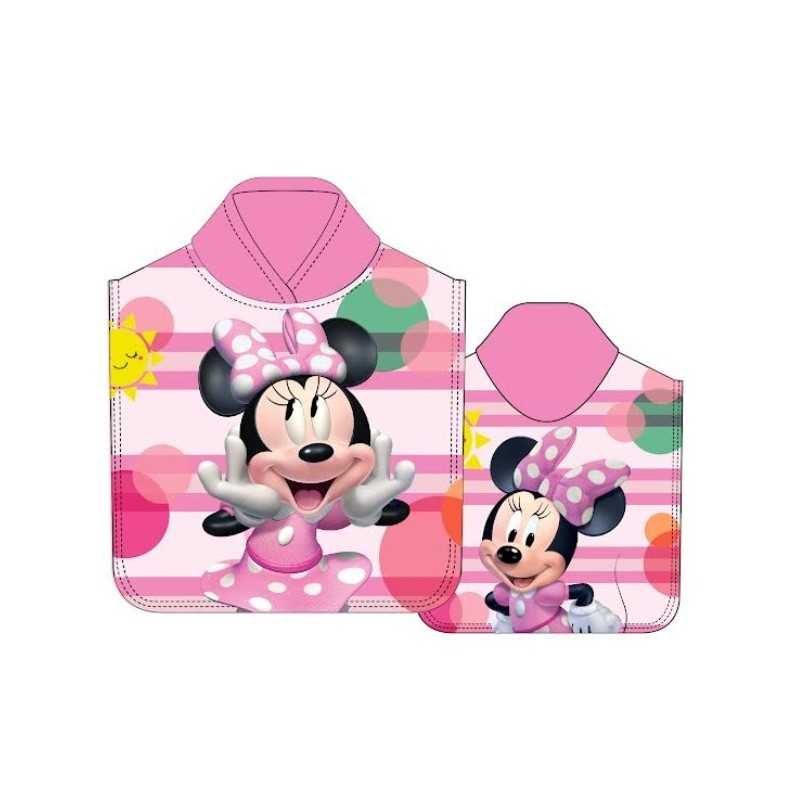 Poncho da bagno con cappuccio Minnie Disney