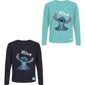 T-shirt a maniche lunghe Stitch Disney