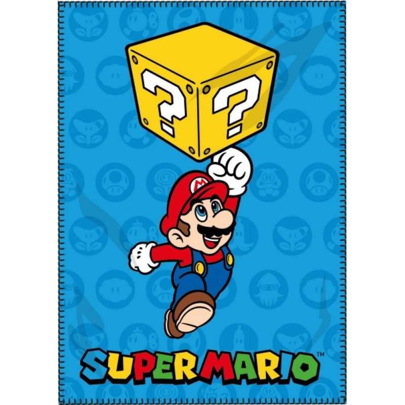 Super Mario Fleece Blanket