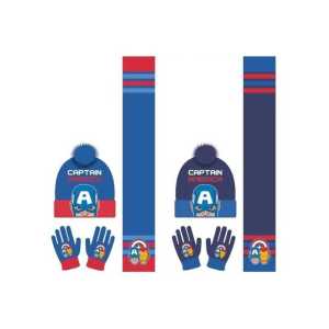 Set 3 pièces Avengers bonnet + gants + echarpe Avengers- 780-568