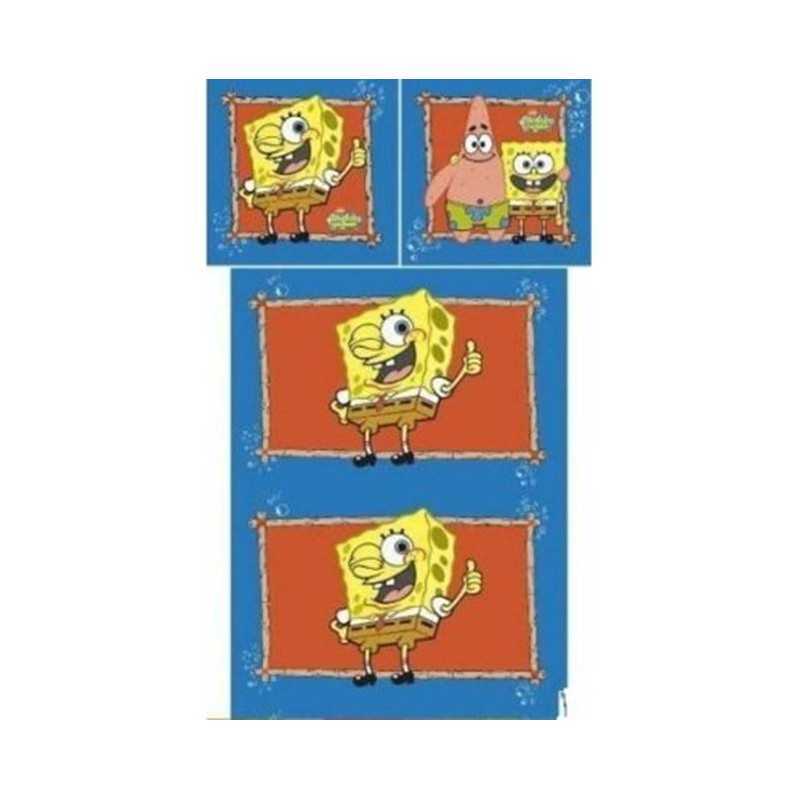 Set of duvet cover Sponge bob 140x200cm and Sponge Bob cover