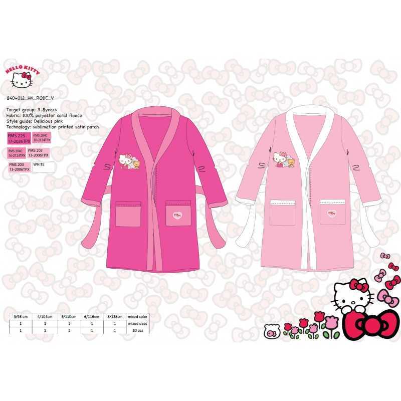 Peignoir de nuit  très doux Hello Kitty - 840-012