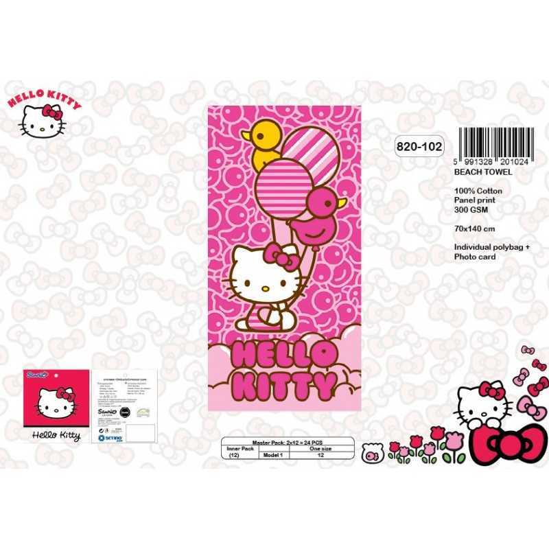 Telo mare Hello Kitty in cotone - 820-102