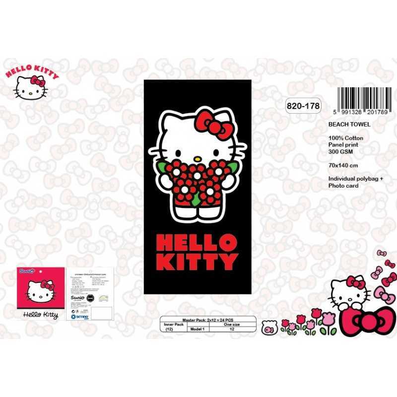 Hello Kitty cotton beach towel - 820-178