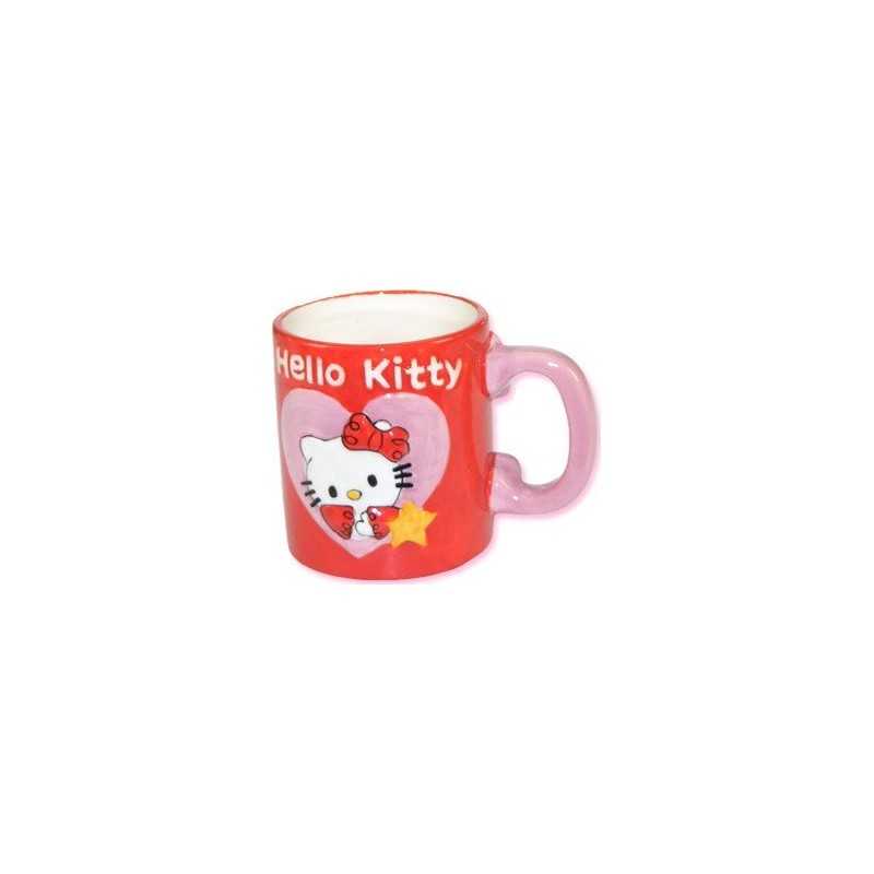 TAZA HELLO KITTY en relieve.