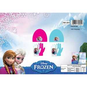 Bonnet + Gloves Fleece The Snow Queen 780-264