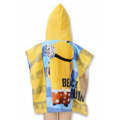 Poncho de bain à capuche Minions