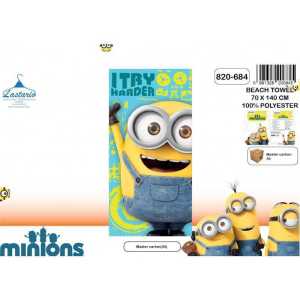 Telo mare in microfibra Minions 820-684