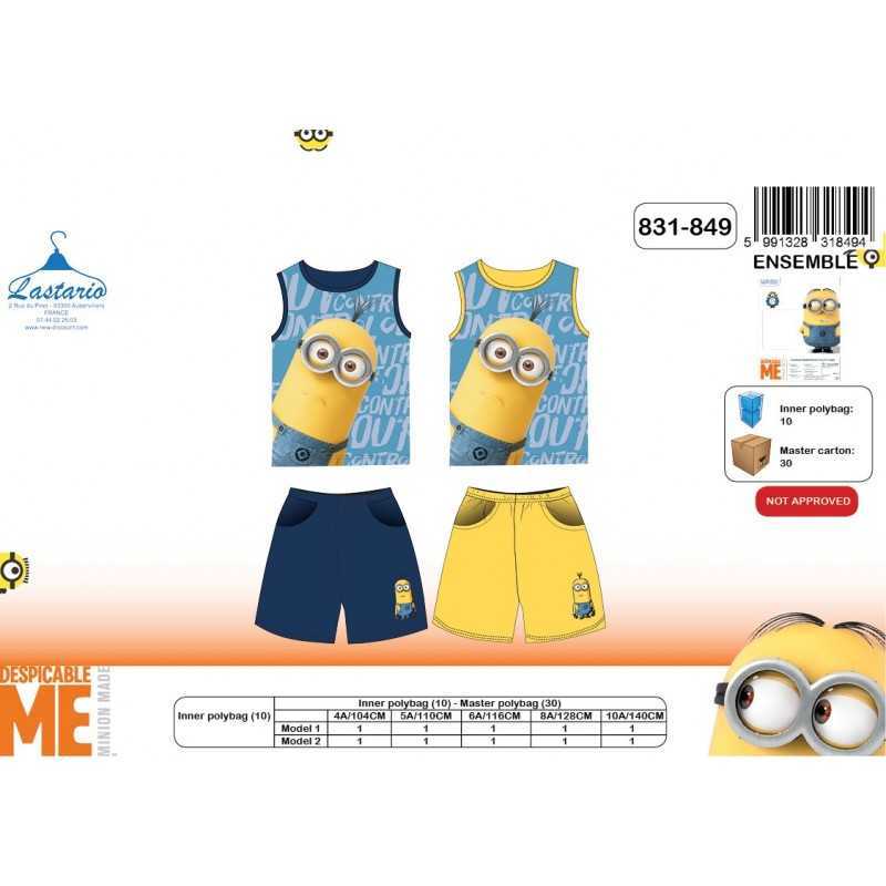 Set Tank Top + Shorts Minions