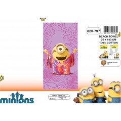 Beach towel Minions or bath towel Minions - 820-797