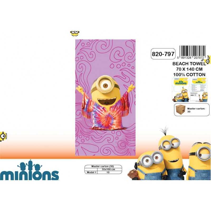 Beach towel Minions or bath towel Minions - 820-797