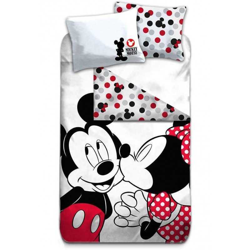 Mickey and Minnie bed linen set - 100% cotton