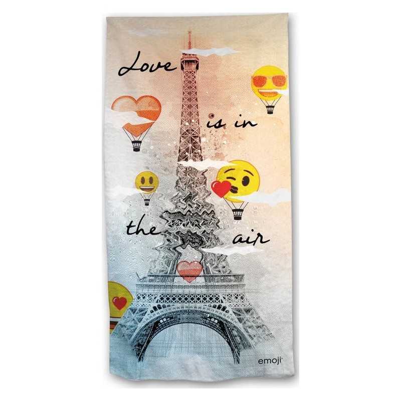 Drap de plage ou drap de bain Emoji Romantique