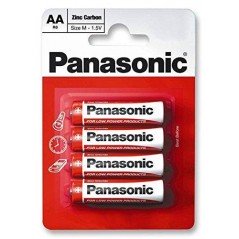 Piles PANASONIC Zinc AA/LR06 x 4