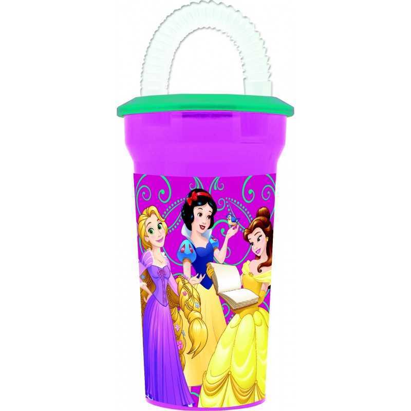 Bicchiere di paglia Princess Disney