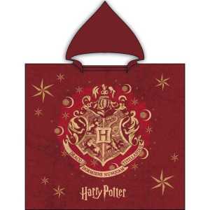 Badeponcho mit Kapuze aus Baumwolle von Harry Potter