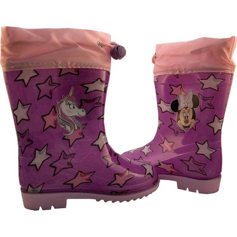 Bottes de Pluie Minnie et Licorne Disney