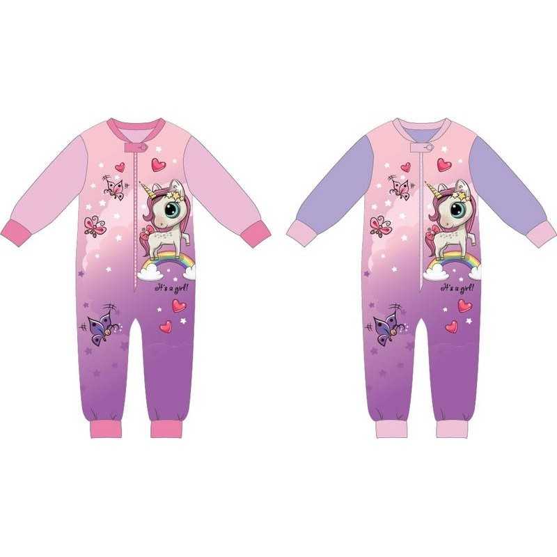 Pijama mono polar de Unicornio