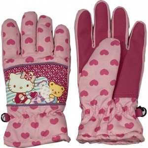 GANTS DE SKI - 5 DOIGTS HELLO  KITTY - Gants de ski