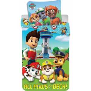 Copripiumino Paw Patrol - 1 copripiumino 140x200  - cotone